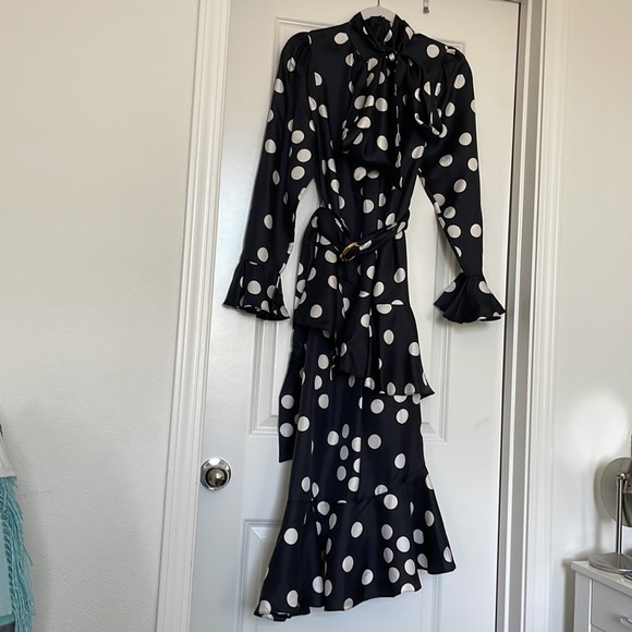 polka-dot midi dress - Picture 2 of 9
